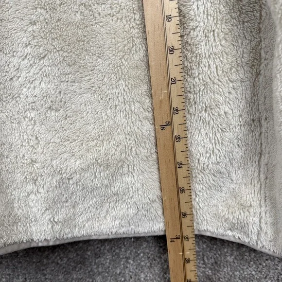 LL Bean Hi-Pile Fleece Pullover Snap Women's XL Jacket Cream - Picture 3 of 7